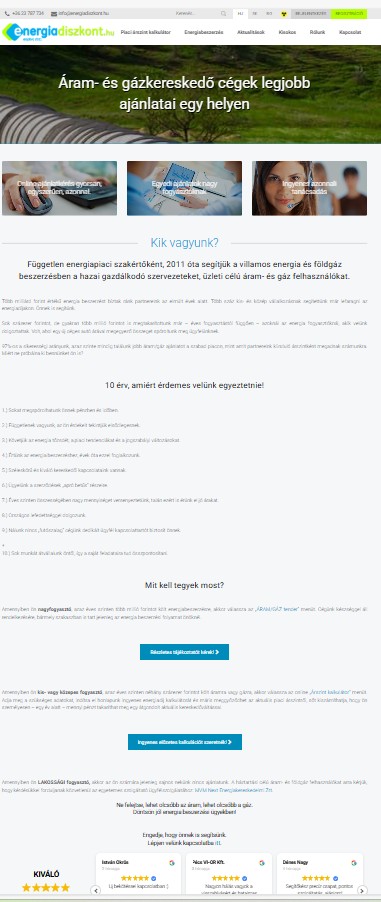 energiadiszkont főoldal 2015-2025